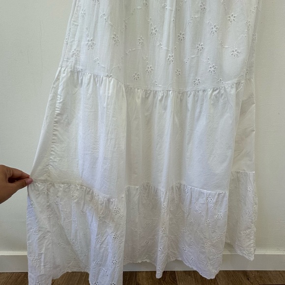 Speechless White Ruched Halter Maxi Sleveless Dress with Adjustable Straps - XL - Picture 5 of 14